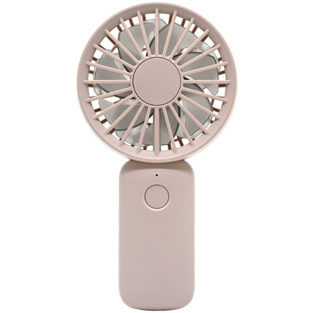Rhythm 麗聲 Silky Wind Handy Fan S - 2024 New USB充電式無線雙葉便攜風扇|手提風扇|掛頸|雙扇葉|座枱風扇