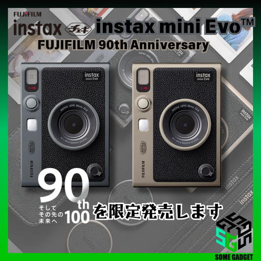FUJIFILM instax mini Evo 拍立得相機 90 週年紀念套裝 - 限量發售