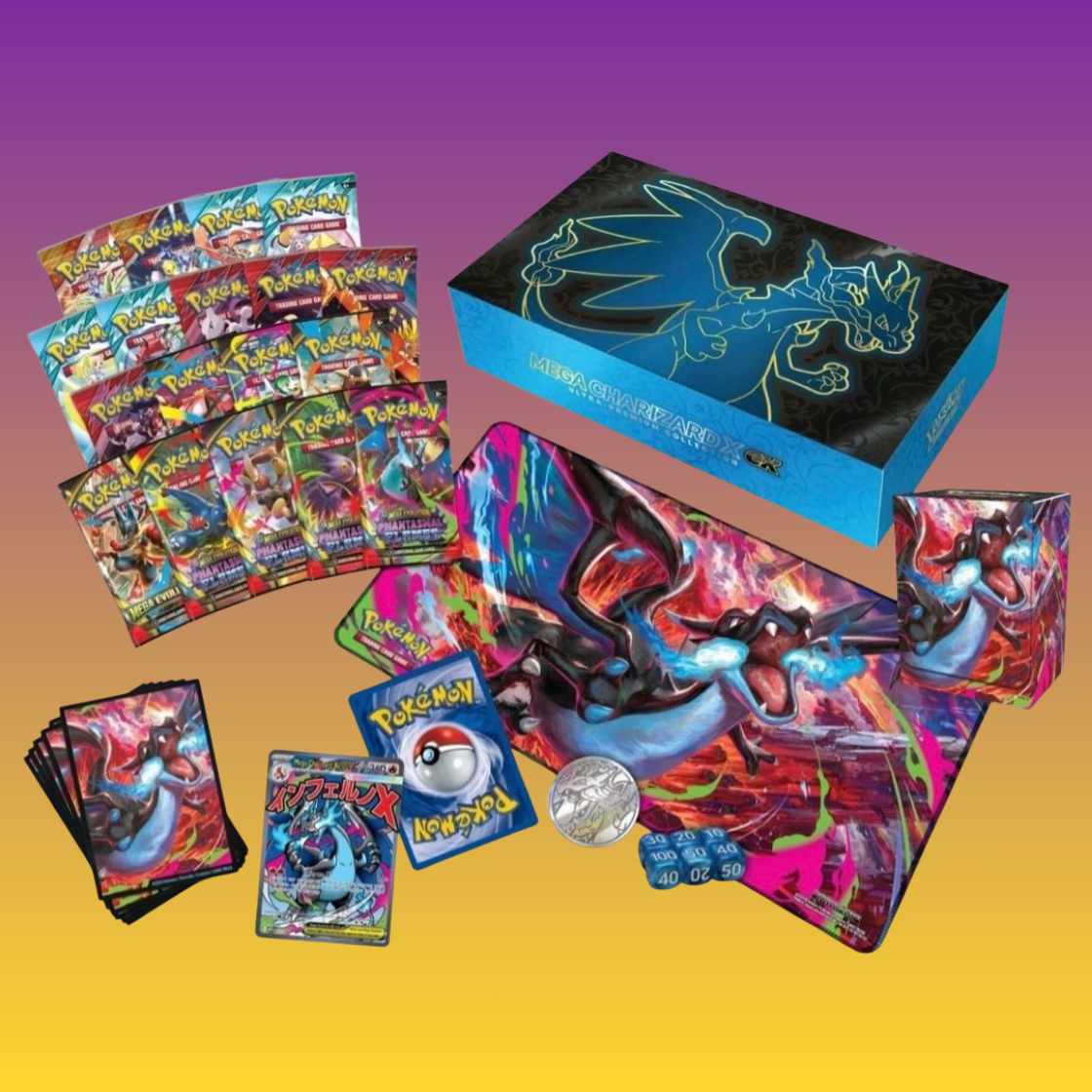Mega Charizard X ex Ultra-Premium Collection 超級噴火龍X ex UPC 豪華禮盒