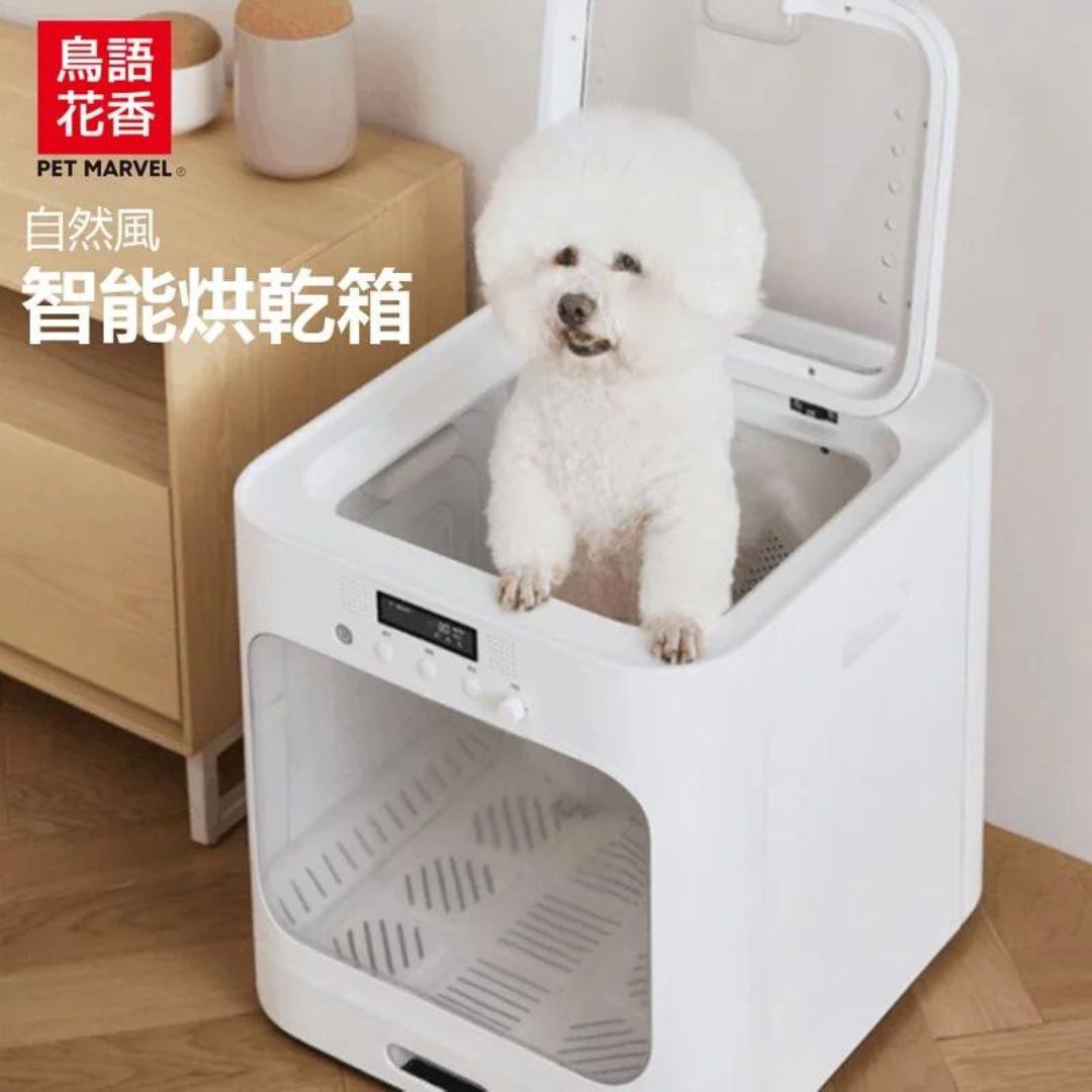 鳥語花香 自然風智能寵物烘乾機 60L │ 臭氧除菌 │ 超大空間 │ 香港三腳插頭 - 平行進口貨