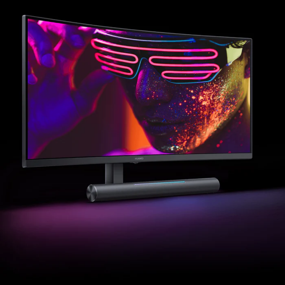HUAWEI MateView GT 34” 21:9 曲面顯示屏 電競專用 21:9 比例、165 Hz 螢幕刷新率 一體式 SoundBar