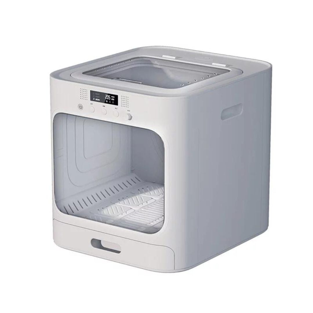 Natural style smart pet dryer 60L with singing birds and fragrance of flowers │ Ozone sterilization │ Extra large space │ Hong Kong three-pin plug - parallel import