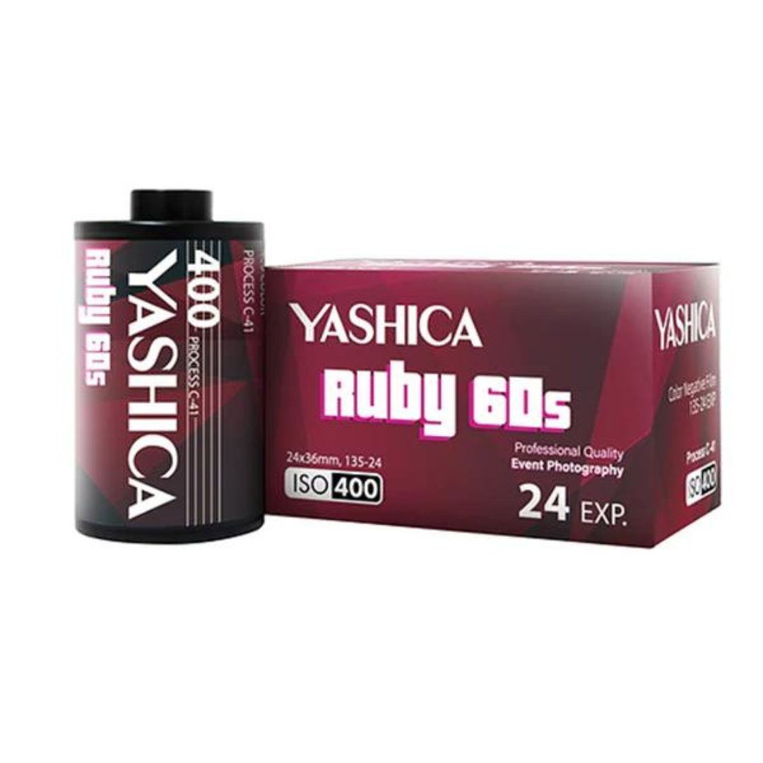 YASHICA YAS-F35R60 Ruby 60S color film 35MM Film 24Exp (Limited edition)