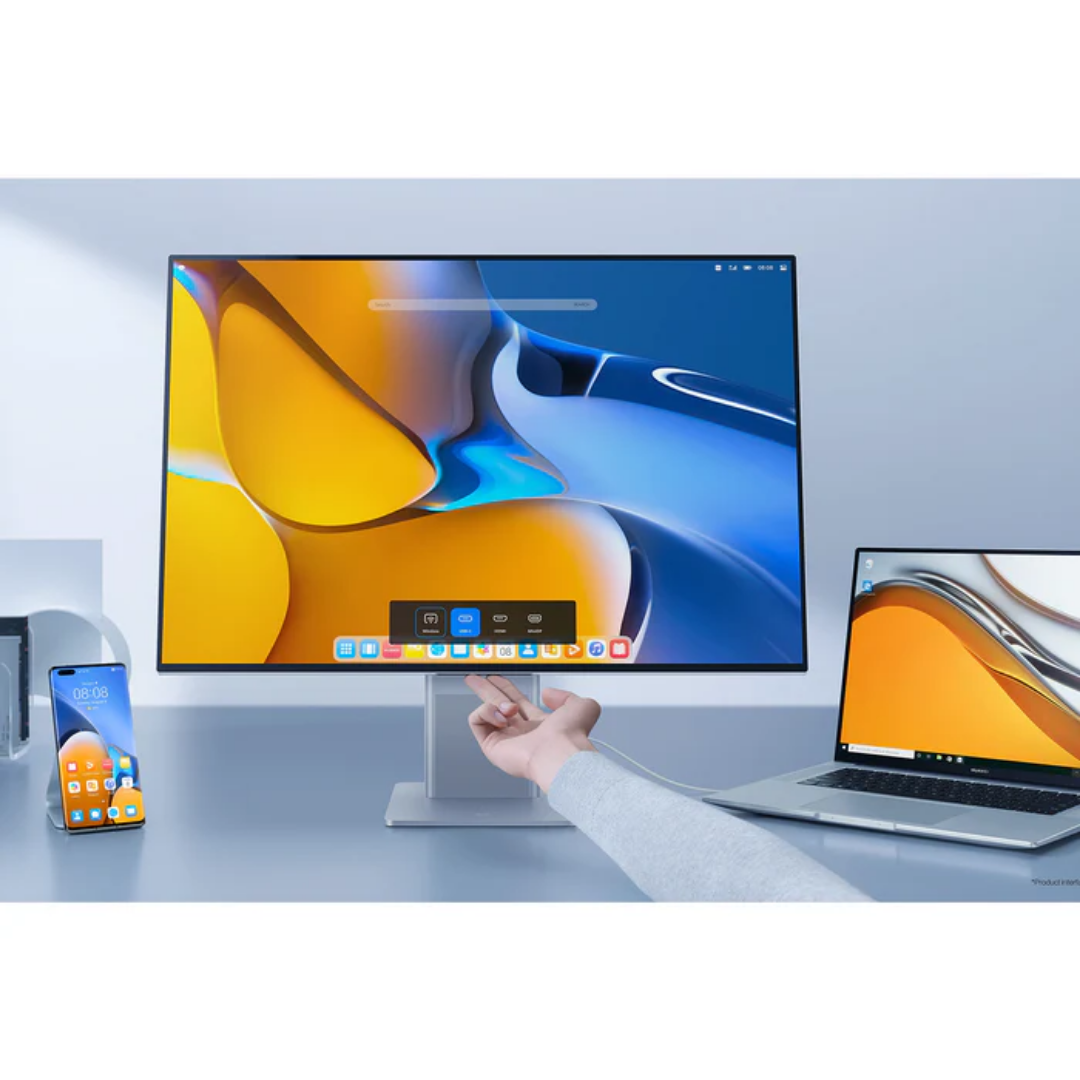 Huawei 28.2” 平面顯示屏 - 無線連接 | 4K 電影級色域 | 鋁合金一體化機身