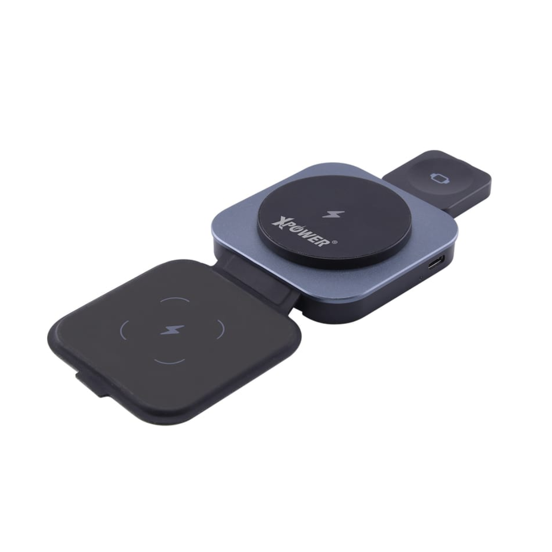 XPower 3合1 MagSafe 21W 無線充電座 WLM11QI2 - 全球最薄全港首款 QI2 - 香港行貨