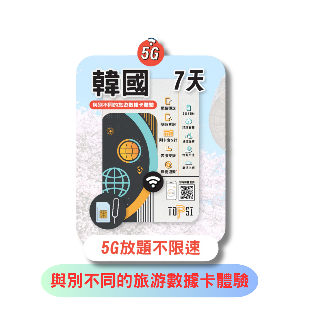 TOPSI South Korea's 5th-day 5G ultra-fast unlimited non-speed data card SK Telecom - real non-speed data problem