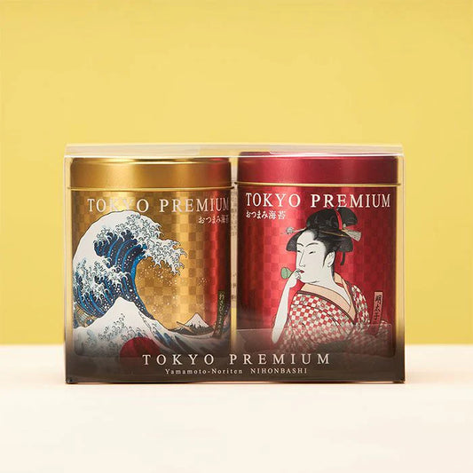 山本海苔｜東京 Premium 夾心海苔 2罐禮盒（芥末芝麻+明太子）- 日本直送 賀年禮盒