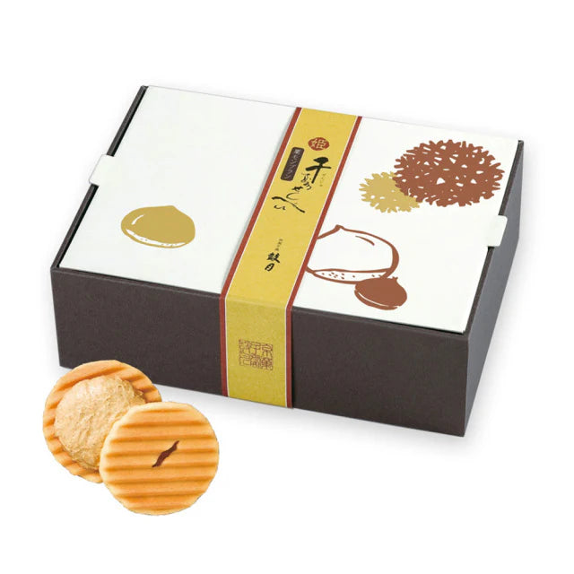 《京都鼓月》姬千壽｜粟子餡窩夫餅 12入 - 日本直送 賀年禮盒