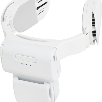 Thanko Neck Cooler Air Hanging Neck Cooler + Fan 2024｜Cooling Plate｜Fan｜Three Modes｜250g｜2000mAh Battery｜Licensed in Hong Kong