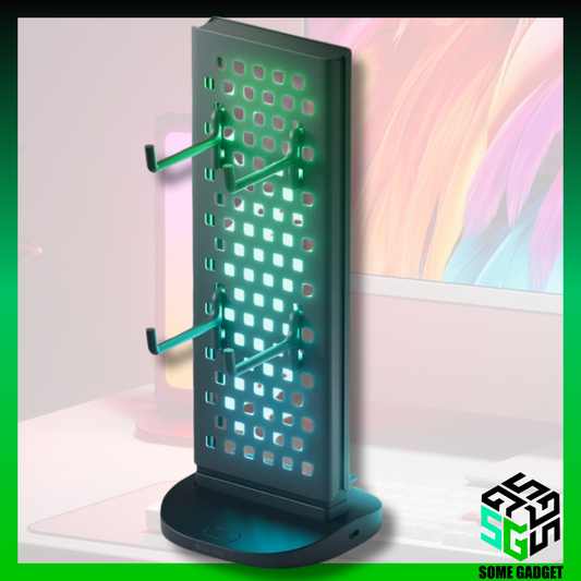 Nanoleaf Pegboard Desk Dock 桌面釘板收納架