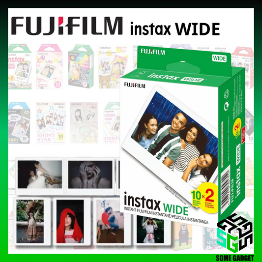 Fujifilm Instax Wide 即影即有菲林 白邊相紙孖裝 (10張 x 2pack)