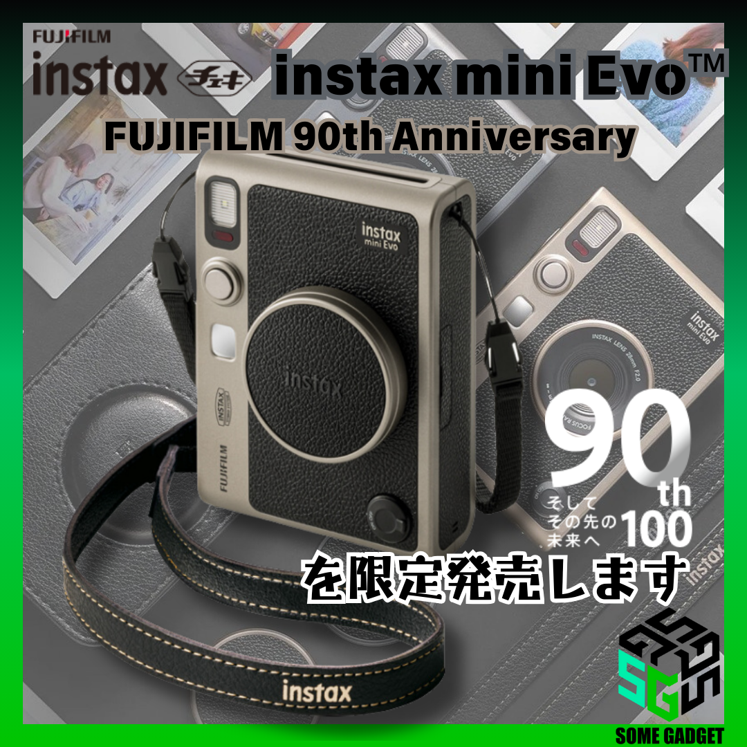 FUJIFILM instax mini Evo 拍立得相機 90 週年紀念套裝 - 限量發售