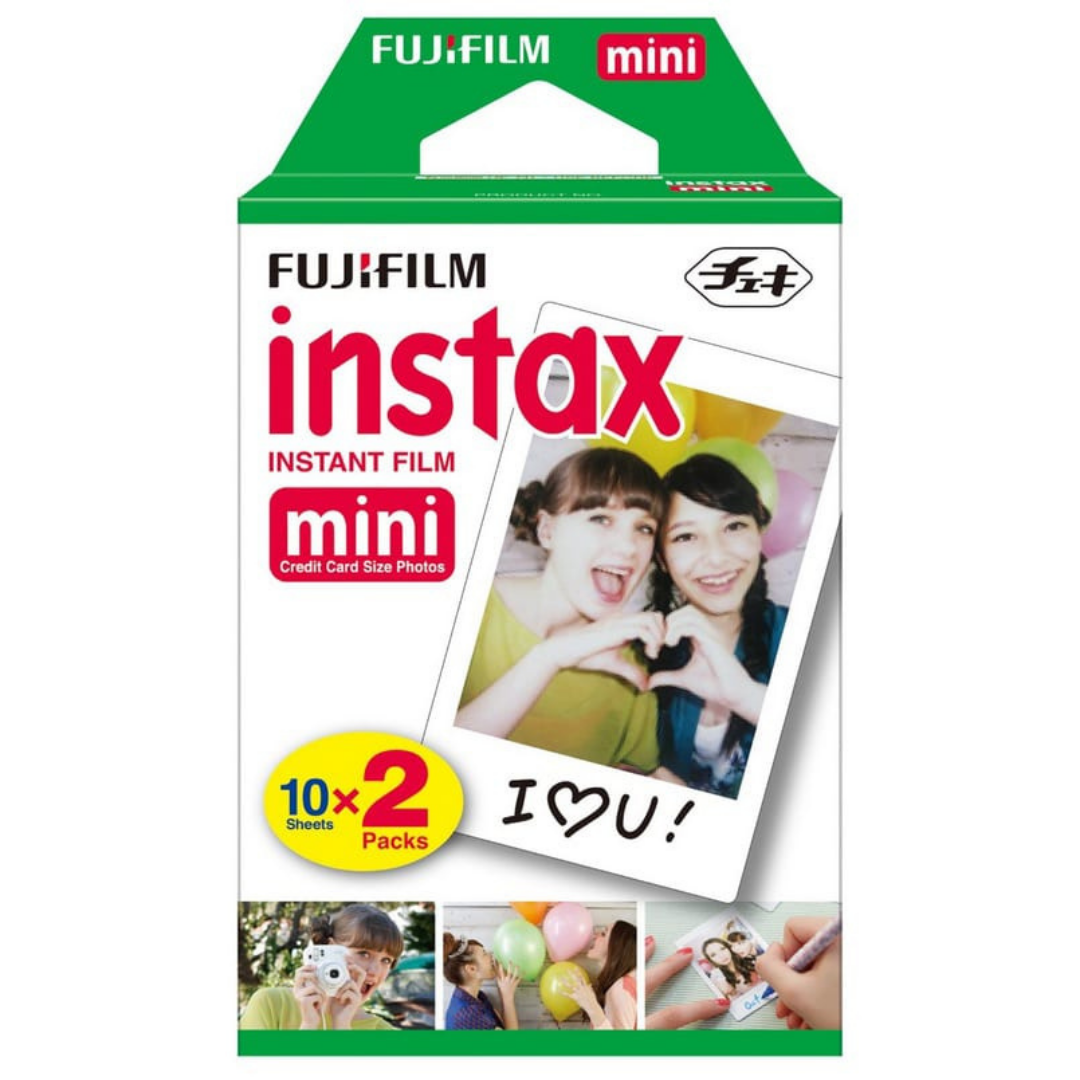 FUJIFILM INSTAX MINI 富士即影即有菲林相紙 白邊雙裝 - 20 張