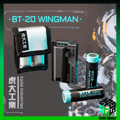虎大工業 BT20 可換電移動電源 5000mAh - 10000mAh｜過熱過流保護｜一鍵換電｜20W快充｜自動檢測電量