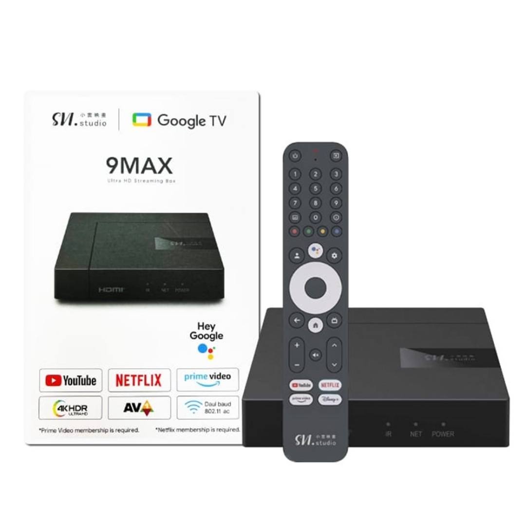 SVI Xiaoyun Box 9MAX TV Box | Hong Kong licensed | SVI 9MAX Android TV Box | Google TV | 4K HDR | 18 months warranty