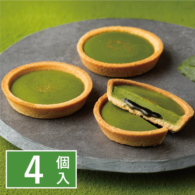 茶の福 ｜ 濃厚宇治抹茶蛋撻 4入