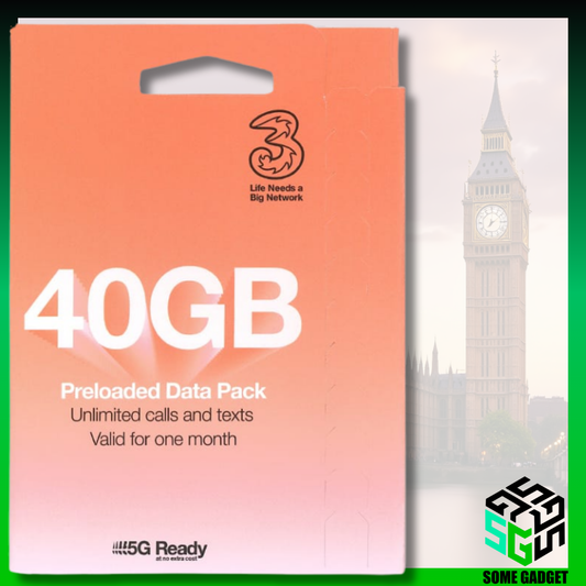 3UK Three 10GB UK and 70+ European countries and regions - 5G/4G/3G Internet Card Data Card Sim Card
