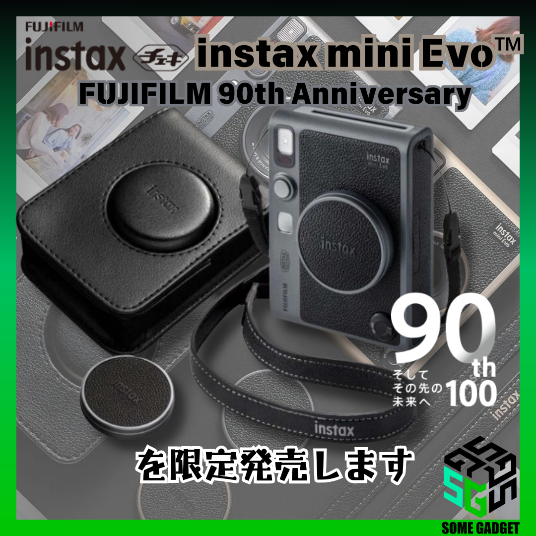 FUJIFILM instax mini Evo 拍立得相機 90 週年紀念套裝 - 限量發售