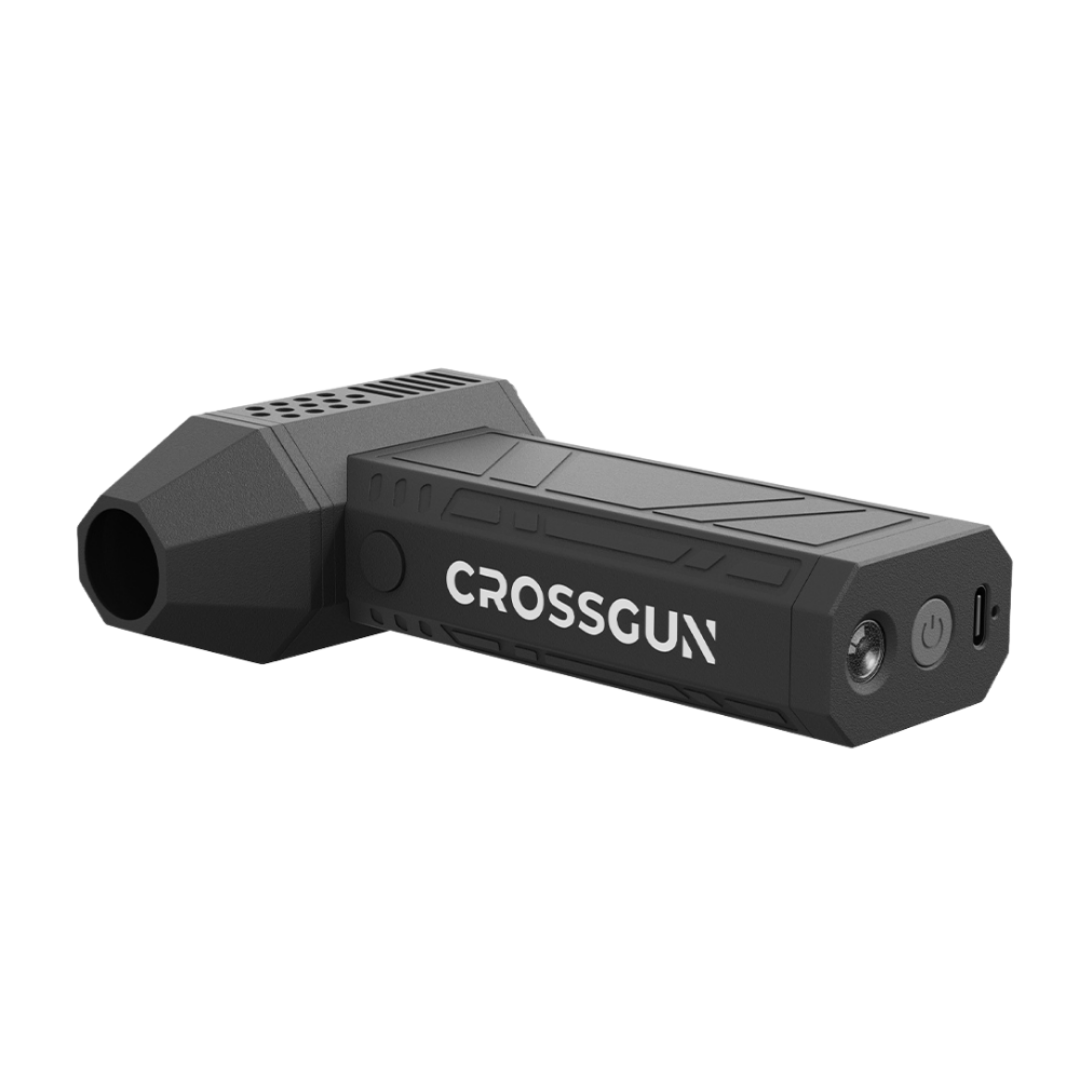 CROSSGUN 暴風X3-Pro 手持渦輪扇｜130000RPM｜3段速｜超頻暴風模式｜120 分鐘電量｜迷你空氣炮｜1年保養