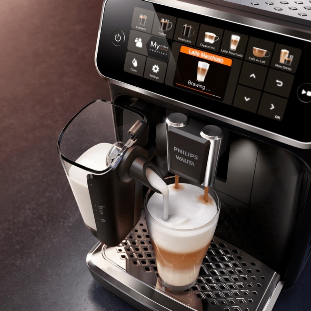 Philips EP2230/10‧Series 2200 fully automatic espresso machine｜12 grinding levels｜Cyclone milk froth technology｜AquaClean｜Hong Kong licensed product｜Original 2-year warranty