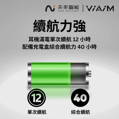 VIAIM Nano+ 真無線降噪即時錄音耳機｜AI 錄音｜即時翻譯｜主動降噪｜香港行貨