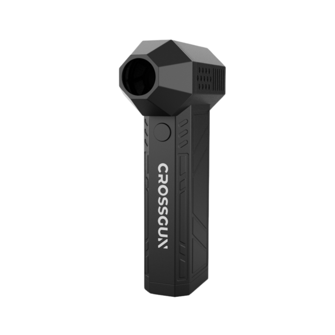 CROSSGUN 暴風X3-Pro 手持渦輪扇｜130000RPM｜3段速｜超頻暴風模式｜120 分鐘電量｜迷你空氣炮｜1年保養