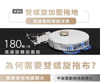 追覓 Dreame - L20 Ultra AI仿生全能掃拖旗艦機皇 | 7000PA吸力 | 首創自動拆裝拖布 | 延邊清潔0死角 | 58℃熱水洗拖布