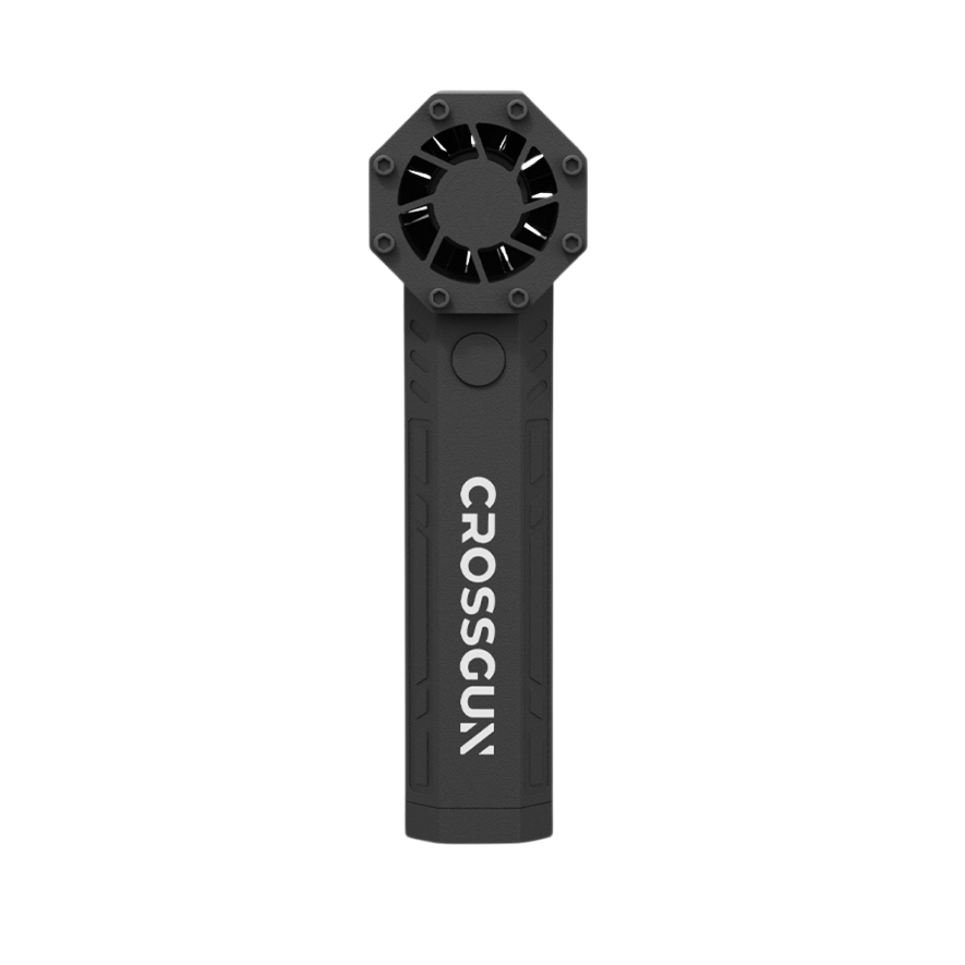 CROSSGUN 暴風X3-Pro 手持渦輪扇｜130000RPM｜3段速｜超頻暴風模式｜120 分鐘電量｜迷你空氣炮｜1年保養