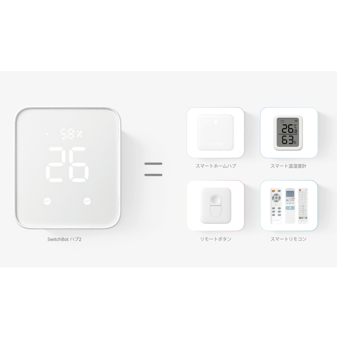 SwitchBot Hub 2 智能管家第二代 - 香港行貨