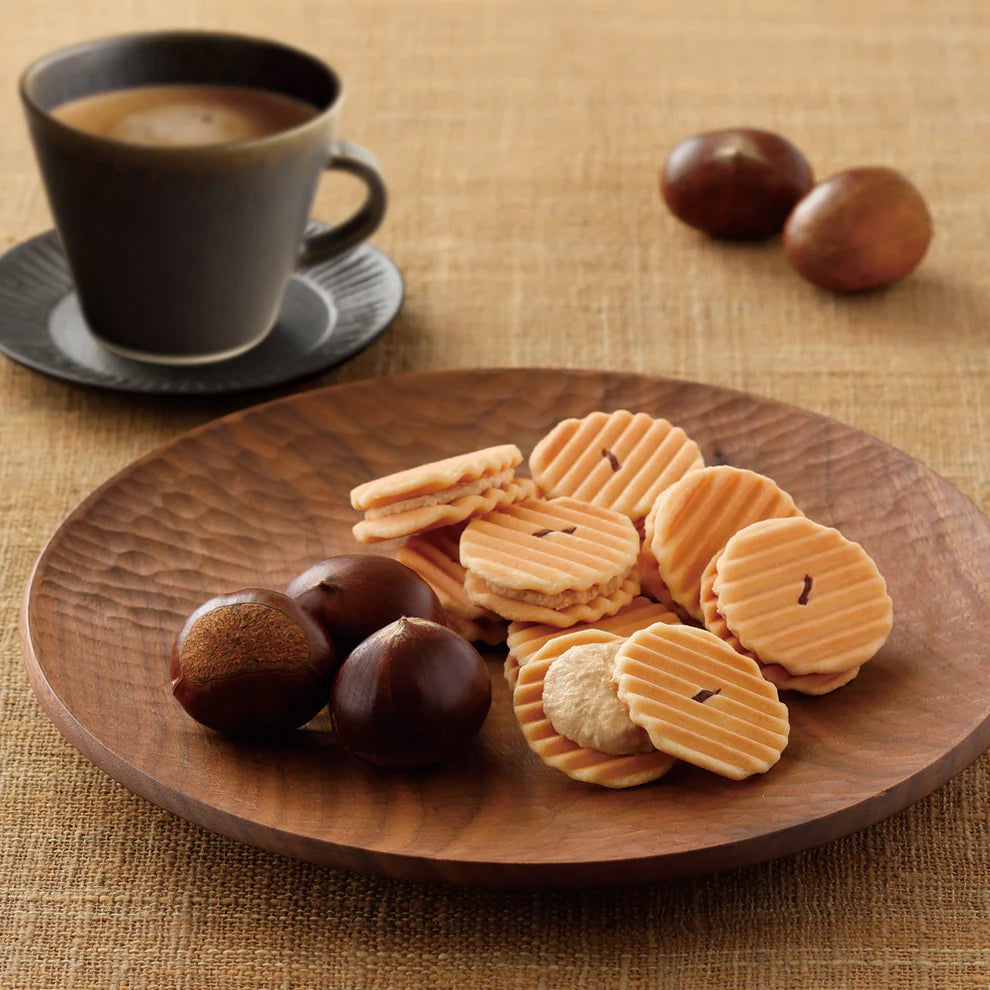 《京都鼓月》姬千壽｜粟子餡窩夫餅 12入 - 日本直送 賀年禮盒