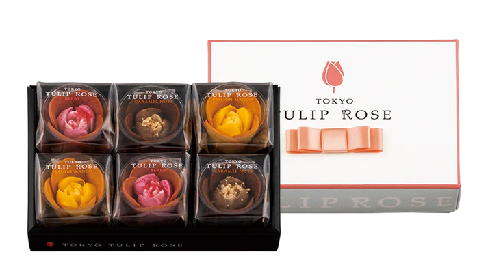 TULIP ROSE｜經典禮盒｜鬱金香｜6個入 - 日本直送 賀年禮盒