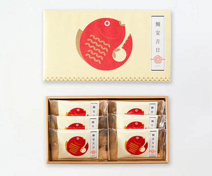 《築地千歲》北海道紅豆鯛魚燒 6入 - 日本直送 賀年禮盒