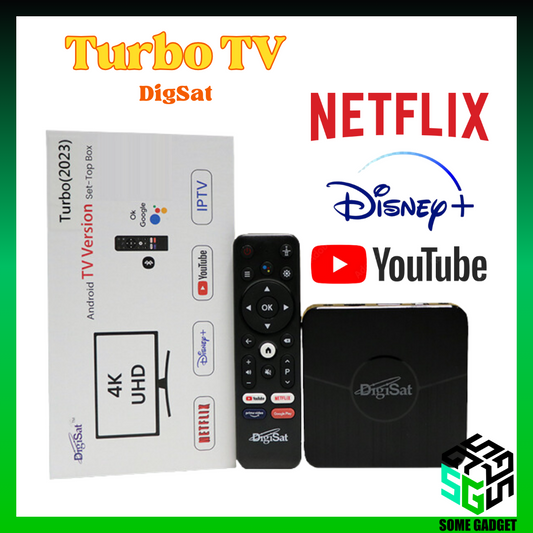騰播 Turbo 網絡電視盒子 Turbo Digisat DS-110 4G+64G｜大陸專用｜智能電視介面｜中港澳都適用