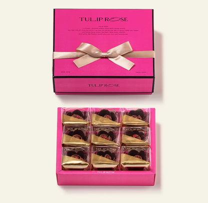 TULIP ROSE｜期間限定｜玫瑰朱古力｜4入/9入 - 日本直送 賀年禮盒
